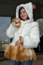 фото шубы из кролика, белые, стриженный, полушубки, шубы кроличьи модели 2011,2012
