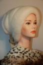 женская шапка из норки, головные уборы