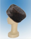 женская чёрная шапка,(головной убор) из меха норки