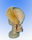 женская шапка в виде косынки (головной убор из меха норки)