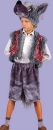  детский новогодний (карнавальный) костюм серого волка из искусственного меха