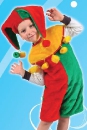 детский новогодний (карнавальный) костюм клоуна, изделия из искусственного меха