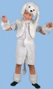 детский новогодний (карнавальный) костюм белого медведя из искусственного меха